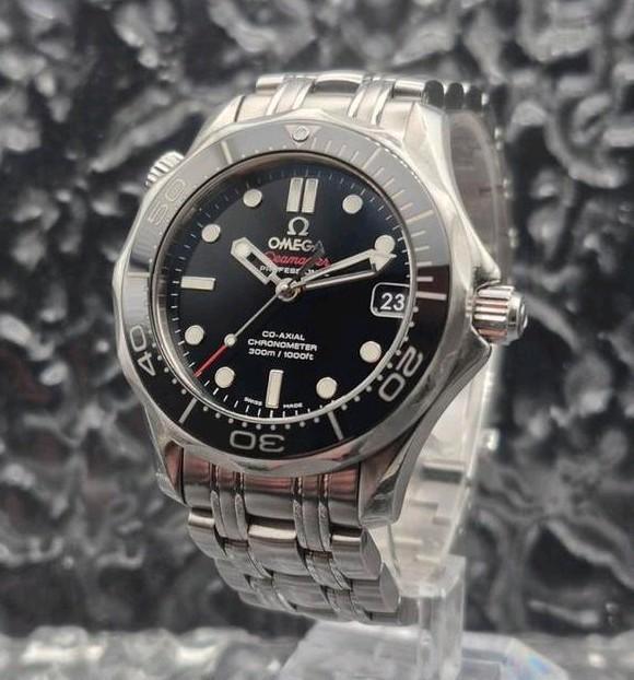 Omega Seamaster 300M Midsize Co-Axial 'No Wave' Wijzerplaat, Sieraden, Tassen en Uiterlijk, Horloges | Heren, Zo goed als nieuw