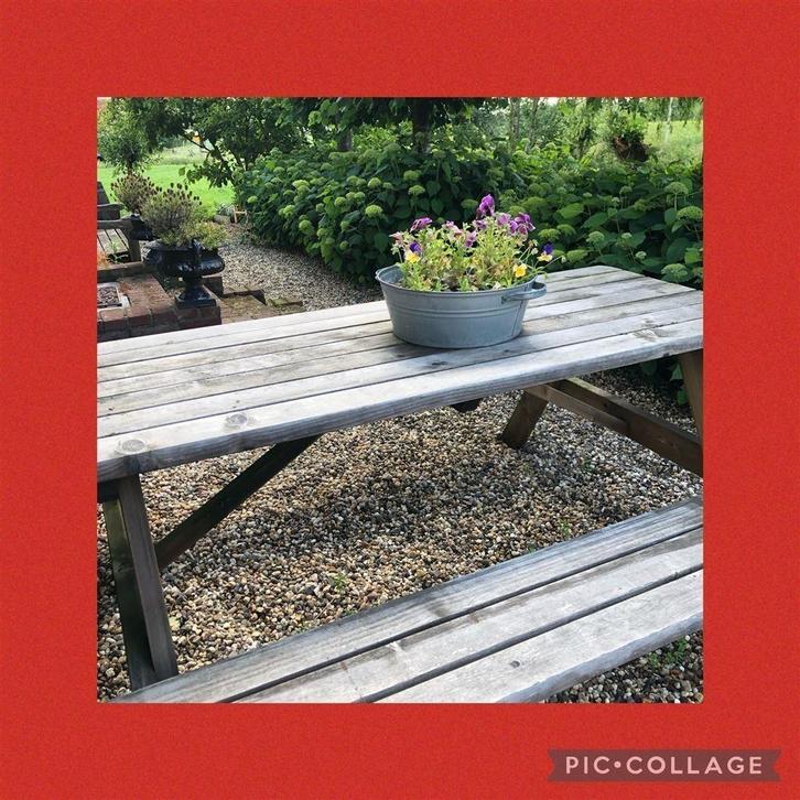 PICKNICK tafel 180cm, Tuin en Terras, Schuttingen, Nieuw, Aluminium, 1 tot 2 meter, Minder dan 3 meter, Ophalen of Verzenden