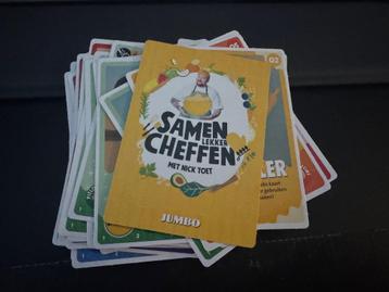 ONBESCHADIGDE Jumbo bakkaartjes Samen lekker Cheffen beschikbaar voor biedingen