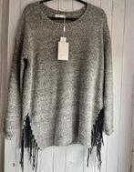 Trui met franjes nieuw onesize plussize (maat L/XL/XXL), Ophalen of Verzenden, Zo goed als nieuw, Maat 46/48 (XL) of groter, Zwart