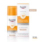 Eucerin Sun Photoaging Control SPF50+ Tinted Medium 50ml, Verzenden, Nieuw, Gehele gezicht, Verzorging