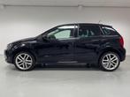 Volkswagen Polo 1.0 75-PK / BLUEMOTION / HIGHLINE-EDITION, Voorwielaandrijving, Stof, Gebruikt, Zwart