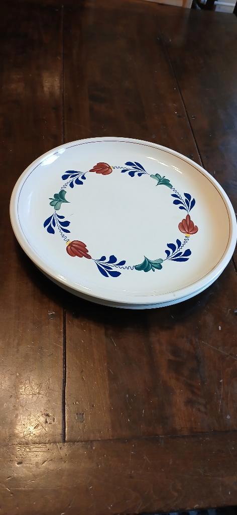 Boerenbont Boch pizzabodem,taartschep,32cm ,5stuks, Huis en Inrichting, Keuken | Servies, Zo goed als nieuw, Overige typen, Boerenbont