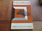 Vraagbaak Saab 96, Saab 95, Saab GT 750, Saab 96 Sport af 60, Ophalen of Verzenden