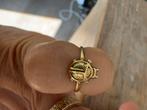 Goud kinderringetje schildpad 14 karaat voor iets boven goud, Ophalen of Verzenden, Zo goed als nieuw, Goud, Dame