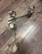 Spotjes 4 op rail, Ophalen of Verzenden, Zo goed als nieuw, Metaal of Aluminium