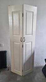 Vouwdeur, met panelen, Ophalen, Gebruikt, Minder dan 80 cm, Binnendeur