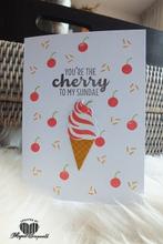 kaart Stampin' Up! you're the cherry to my sundae, Ophalen of Verzenden, Nieuw, Overige thema's