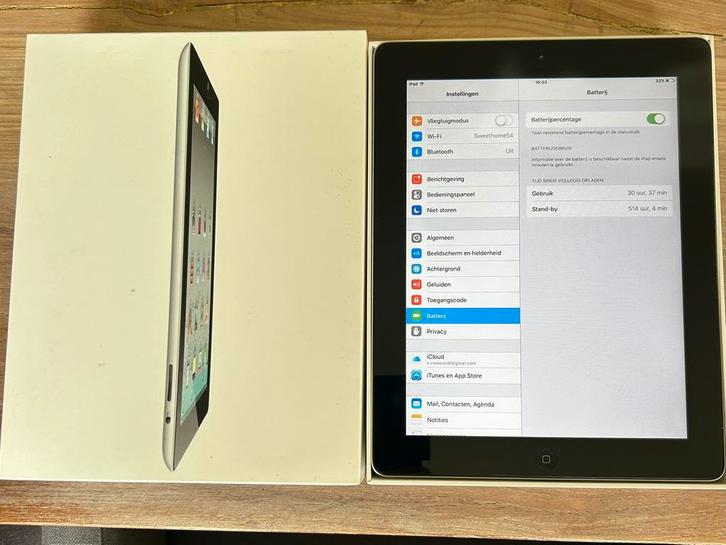 Ipad 2 16Gb, Computers en Software, Apple iPads, Gebruikt, Apple iPad, Wi-Fi, 10 inch, 16 GB, Zilver, Ophalen