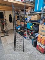 Zwart Metalen Wijnrek - 48 flessen, Ophalen, Gebruikt, 25 flessen of meer, Metaal