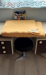 vintage deken 100% wol wollen scheerwol okergeel 142x207cm, Huis en Inrichting, Slaapkamer | Beddengoed, Gebruikt, Eenpersoons