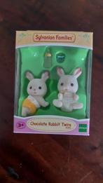 Sylvanian Families Chocolate Rabbit twins, Ophalen of Verzenden, Zo goed als nieuw, Toebehoren
