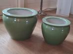 2 mooie bloempotten, Ophalen, Halfschaduw, Minder dan 100 cm