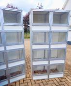 Twee vier delige flats van trespa en aluminium, Ophalen, Gebruikt, Hok, Cavia