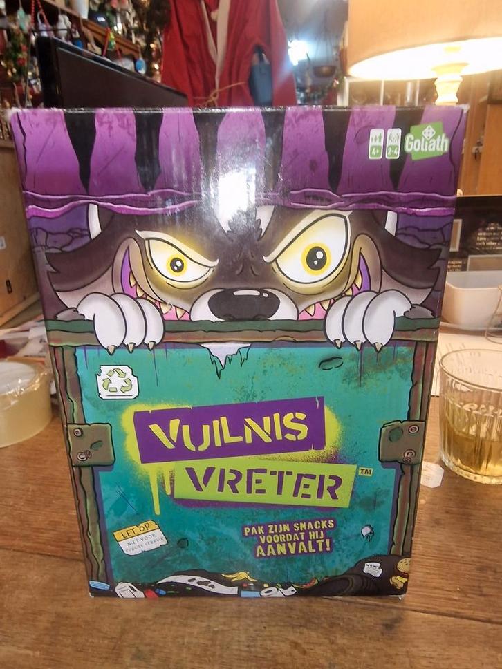 Goliath Vuilnisvreter spel, Hobby en Vrije tijd, Feestartikelen, Zo goed als nieuw, Feestartikel, Overige, Ophalen