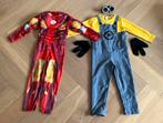 Verkleedkleren ironman en Minions! 4-6 jaar, Ophalen of Verzenden, Gebruikt, Jongen of Meisje