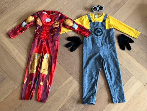 Verkleedkleren ironman en Minions! 4-6 jaar, Kinderen en Baby's, Carnavalskleding en Verkleedspullen, Gebruikt, Jongen of Meisje