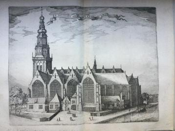 Amsterdam, Oude Kerk, Visscher/Blaeu, zeldzaam, 1611. beschikbaar voor biedingen