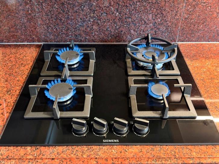 Siemens iQ500 Gaskookplaat EP6A6HC20N, Witgoed en Apparatuur, Kookplaten, Zo goed als nieuw, Inbouw, Gas, 4 kookzones, Ophalen