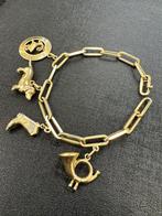 14k Gouden Armband met Bedels, Ophalen of Verzenden, Gebruikt, Goud, Met bedels of kralen