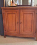 Vintage kastje hout fineer, Ophalen, Gebruikt, 25 tot 50 cm, 50 tot 100 cm