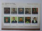 Van Gogh - portetten  - velletje PF - 10 zegels, Postzegels en Munten, Postzegels | Nederland, Na 1940, Verzenden, Postfris