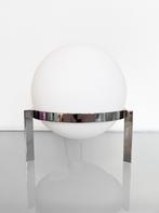 Vintage 80s space age La Ligne tafellamp, Ophalen of Verzenden, Zo goed als nieuw, Glas, Minder dan 50 cm