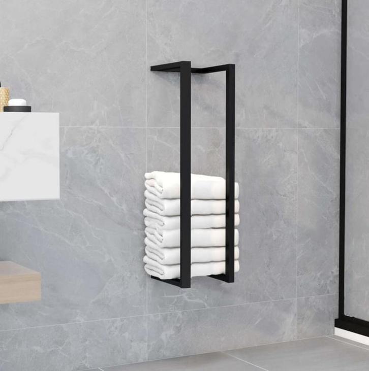 Handdoekenrek handdoekrek ijzer zwart GRATIS VERZENDEN!, Huis en Inrichting, Badkamer | Badtextiel en Accessoires, Nieuw, Handdoekenrek