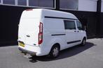 Ford Transit Custom 2.0 TDCI L2H2 Dubbel Cabine EURO 6 - Air, Auto's, Bestelauto's, Voorwielaandrijving, Gebruikt, 4 cilinders