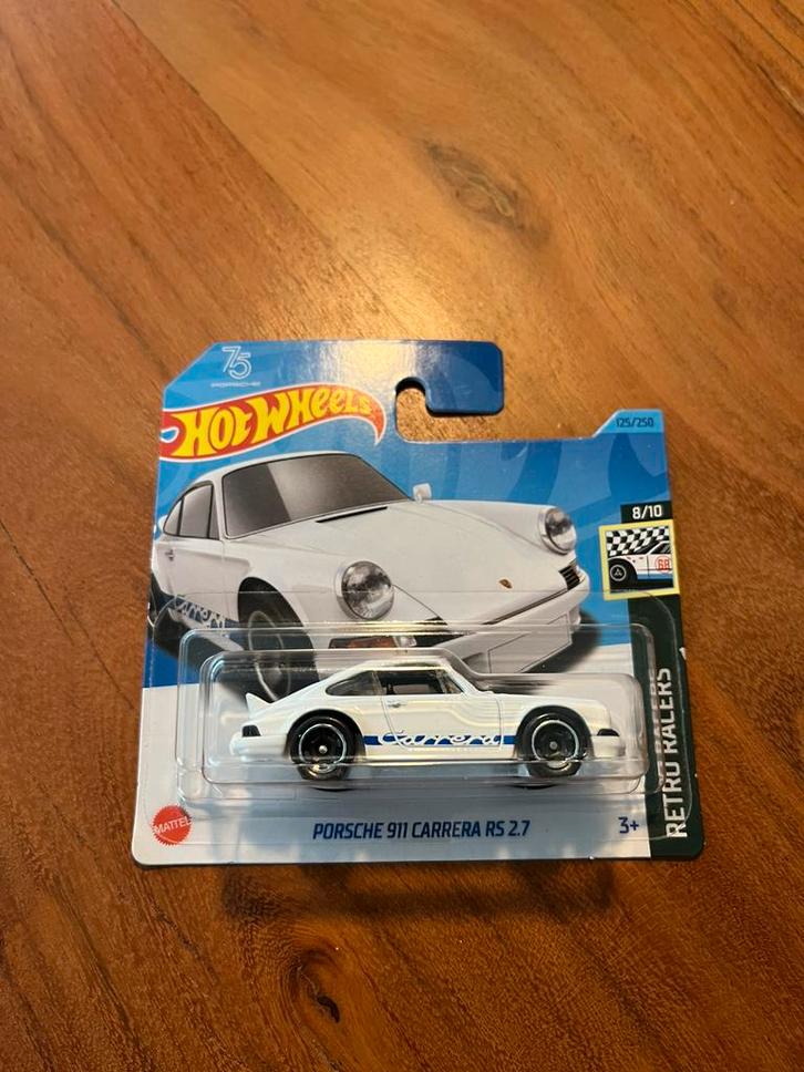 Hot Wheels Porsche 911 CarreraRS 2.7, Hobby en Vrije tijd, Modelauto's | Overige schalen, Zo goed als nieuw, Auto, Ophalen of Verzenden
