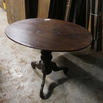 antieke ovale tafel TY3 101x74 wijntafel Bijzet tafel ovaal beschikbaar voor biedingen