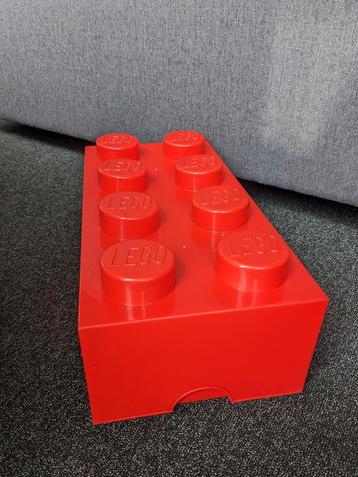 Lego opbergbox rood 50x25x18 cm beschikbaar voor biedingen