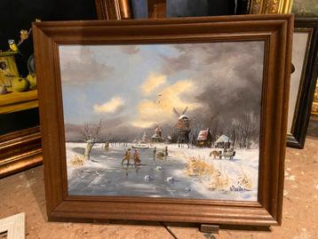 Wintergezicht beschikbaar voor biedingen
