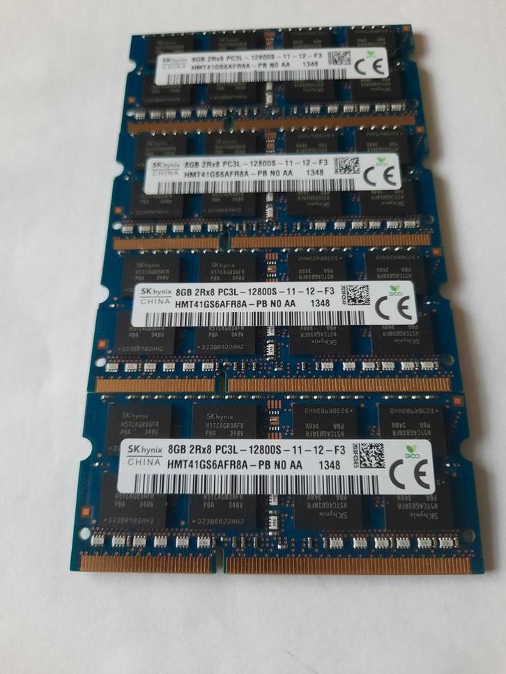 Aangeboden   4x   DDR 3L SO - Dimm laptop geheugen module, Computers en Software, RAM geheugen, Desktop, DDR3, Ophalen