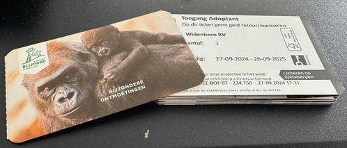 Twee toegangskaartjes voor Diergaarde Blijdorp, Tickets en Kaartjes, Kortingen en Cadeaubonnen, Twee personen, Overige typen, Overige soorten