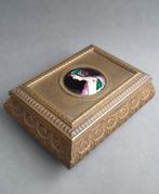 Om 1880 - 1900 Ringen Sieraden Juwelen Doos Trinket Box, Ophalen of Verzenden, Koper