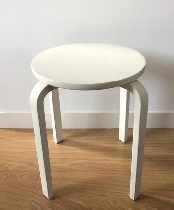 7 X Vintage Alvar Aalto Stool 60 kruk voor Artek | Wit beschikbaar voor biedingen