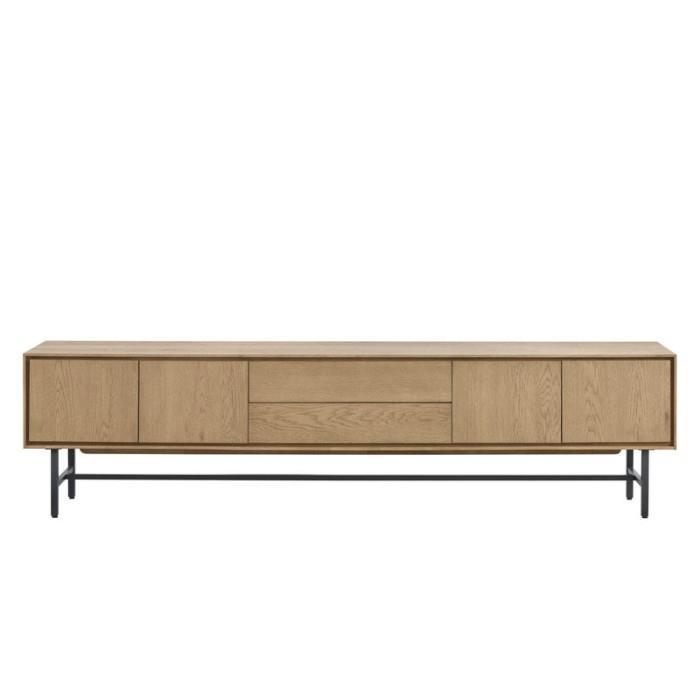 Haluta - Dressoir Belvio - 240x42x60 - Naturel, Huis en Inrichting, Kasten | Dressoirs