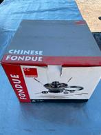 Chinese fondu set, zo goed als nieuw, Witgoed en Apparatuur, Fonduesets, Ophalen, Zo goed als nieuw, Brander, Fondueset