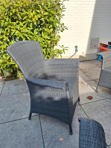 Hartman Tuinstoelen - 4 stuks - Grijs beschikbaar voor biedingen