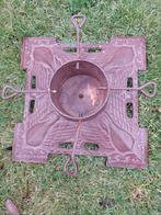 Vintage Kerstboom Standaard - Metalen Voet, Gebruikt, Bruin, Ophalen of Verzenden, Metaal