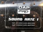 dap pro sound mate 1, Gebruikt, Subwoofer, 120 watt of meer, Ophalen