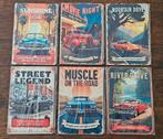 Set van 6 metalen borden 20x30cm American classic, hotrod, Ophalen of Verzenden, Nieuw, Reclamebord