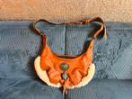 Bruine Leren Bohemian Crossbody Tas, merk Hot And Tempting, Ophalen of Verzenden, Gebruikt, Bruin, Schoudertasje