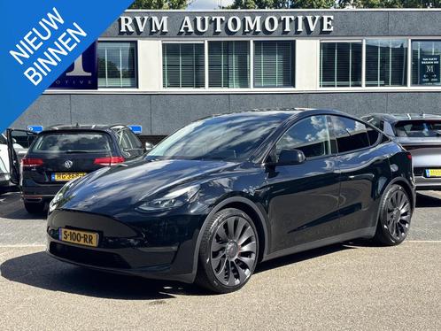 Tesla Model Y Performance AWD 75 kWh TREKHAAK | RIJKLAARPRIJ, Auto's, Tesla, Bedrijf, Te koop, Model Y, 4x4, ABS, Airbags, Airconditioning