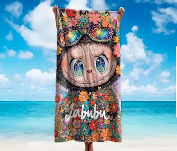 Labubu strandhanddoek nieuw beschikbaar voor biedingen
