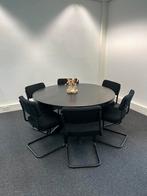 Mooie eethoek met 6 stoelen, Huis en Inrichting, Tafels | Eettafels, Ophalen, Zo goed als nieuw, Rond, 100 tot 150 cm