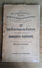 Oud Nederlandsche Liederen - gedateerd 1871 - 154 jaar oud !, Antiek en Kunst, Verzenden