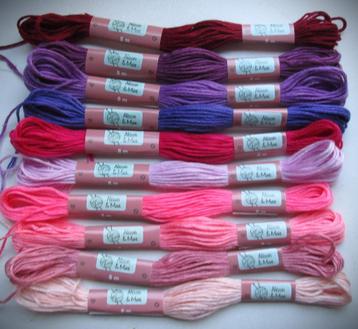 Borduurgaren Allison & Mae~10 strengen~Pastel kleuren beschikbaar voor biedingen