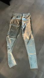 Zilveren legging, Kleding | Dames, Leggings, Maillots en Panty's, Verzenden, Zo goed als nieuw, Zwart, Panty